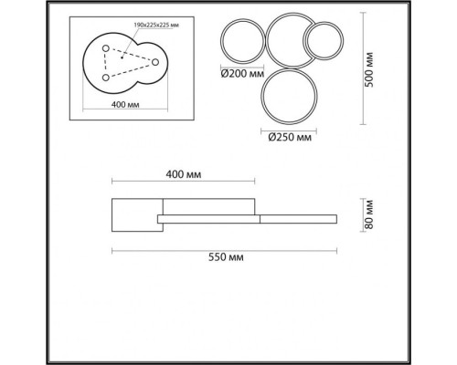 Потолочная люстра Norbert 5253/64CL Lumion