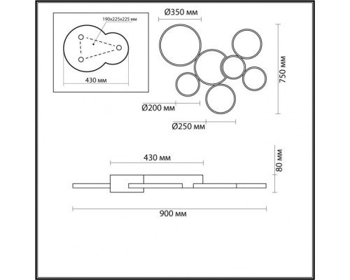 Потолочная люстра Norbert 5254/99CL Lumion