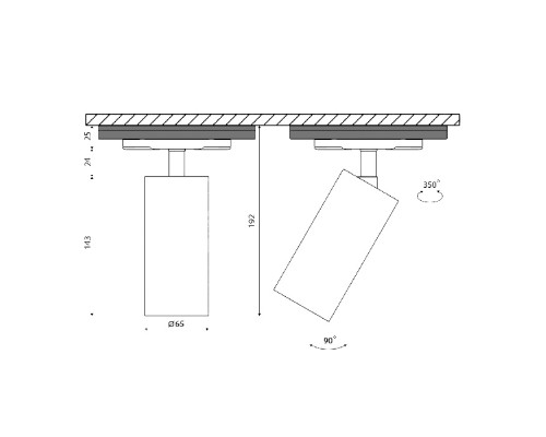 Трековое крепление VL-M VL-M2-WH Lumker