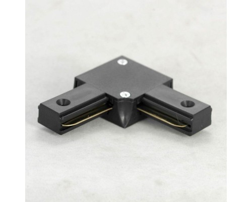 Коннектор 10325 угловой коннектор черный Lussole