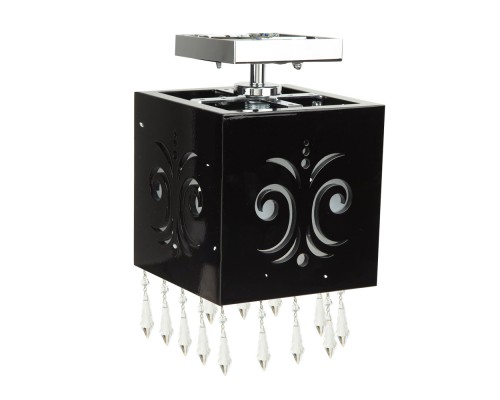 Потолочный светильник Luxury D042/P1 01 V1607 nero MM Lampadari