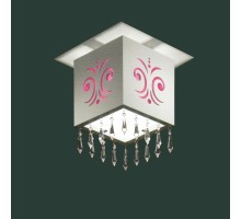 Потолочный светильник Luxury D042/P1 02 V1607 rosso MM Lampadari