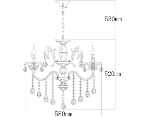 Подвесная люстра Селена 482013105 MW-Light
