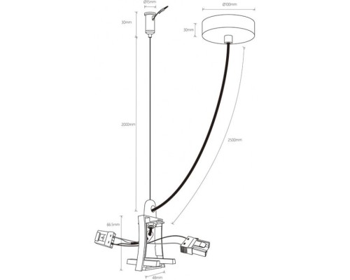 Подвесной комплект Hanok 7553 Mantra