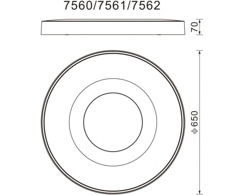 Потолочный светильник Coin 7561 Mantra