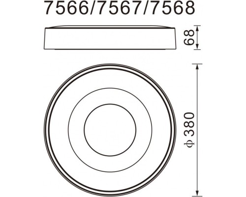 Потолочный светильник Coin 7566 Mantra