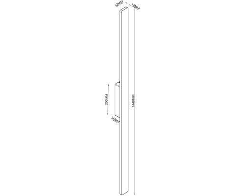 Настенный светильник уличный Lotus 7994 Mantra