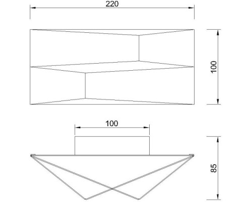 Настенный светильник Fuji 8157 Mantra