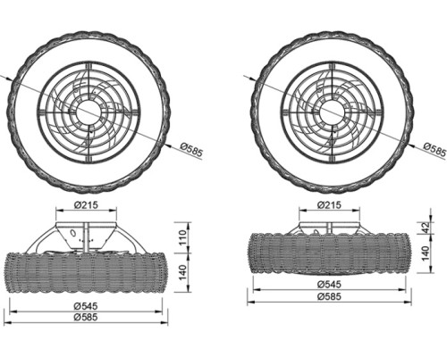Потолочная люстра Kilimanjaro 8226 Mantra
