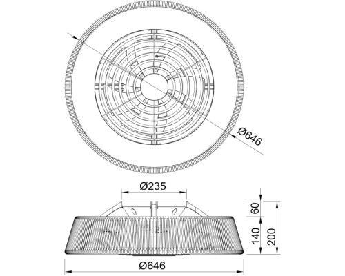 Потолочная люстра Polinesia 8229 Mantra
