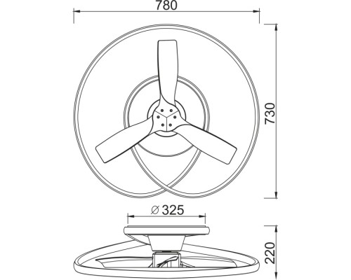 Потолочная люстра Ocean 8235 Mantra