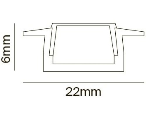 Профиль для светодиодной ленты ALM001S-2M Maytoni