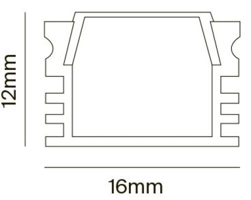 Профиль для светодиодной ленты ALM006S-2M Maytoni