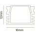 Профиль для светодиодной ленты ALM006S-2M Maytoni