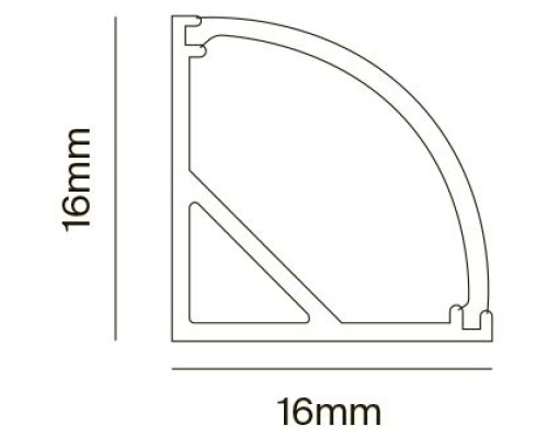 Профиль для светодиодной ленты ALM008S-2M Maytoni