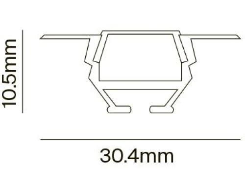 Профиль для светодиодной ленты ALM010S-2M Maytoni