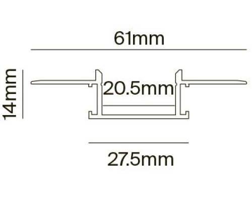 Профиль для светодиодной ленты ALM011S-2M Maytoni