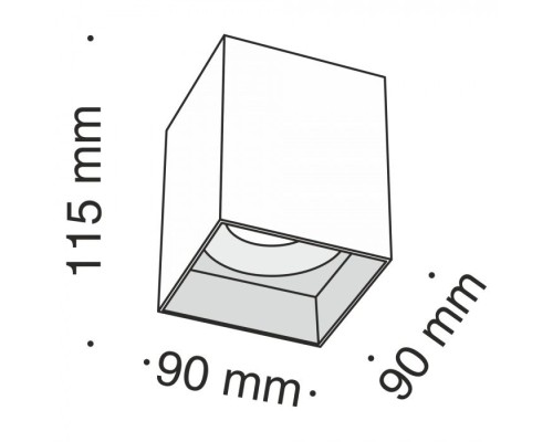 Точечный светильник Alfa C015CL-01W Maytoni