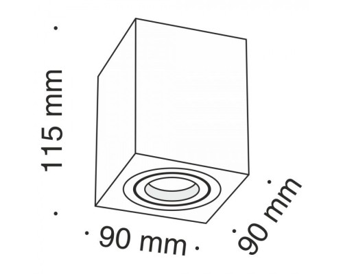 Точечный светильник Alfa C017CL-01B Maytoni