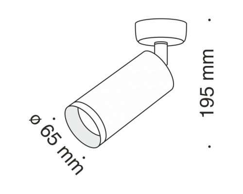 Спот Focus C017CW-01GF Maytoni