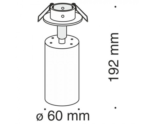 Точечный светильник Focus C018CL-01MG Maytoni