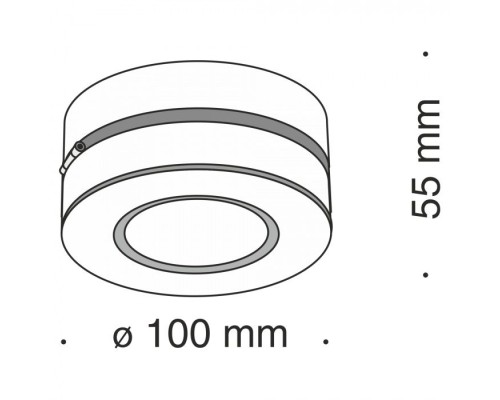 Точечный светильник Alivar C022CL-L12W4K Maytoni