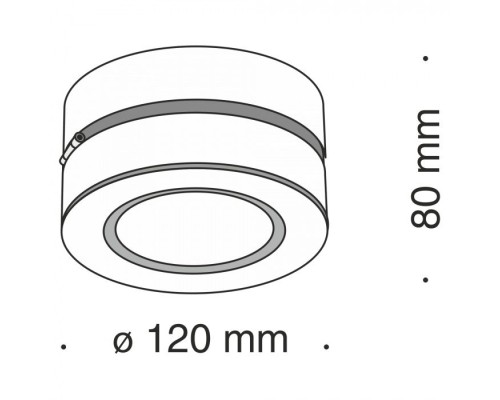 Точечный светильник Treviso C023CL-L20B Maytoni