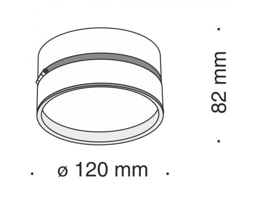 Точечный светильник Onda C024CL-L18B Maytoni