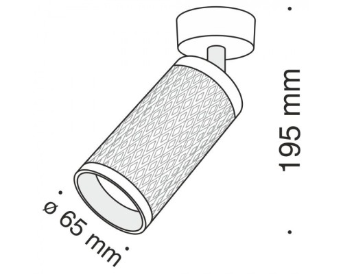 Спот Alfa C034CL-01B Maytoni