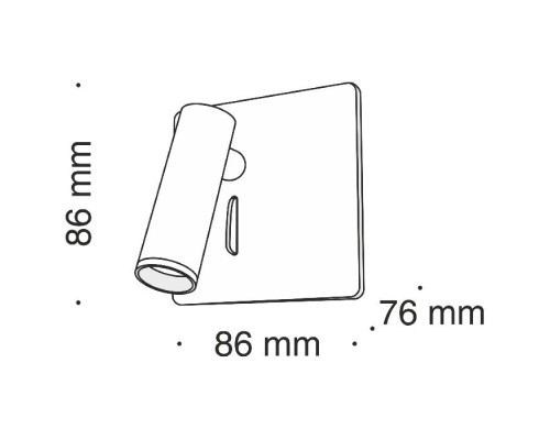 Бра Mirax C040WL-L3W3K Maytoni