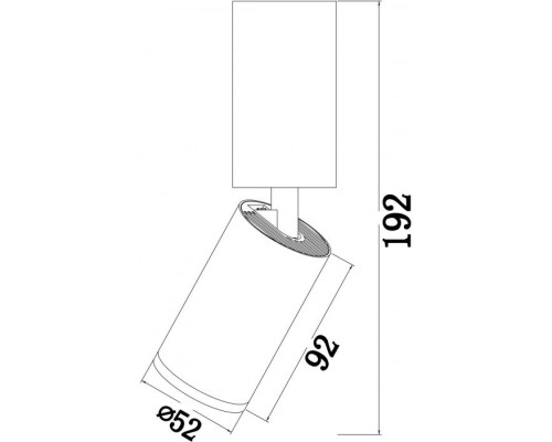 Точечный светильник FOCUS S C051CL-01B Maytoni