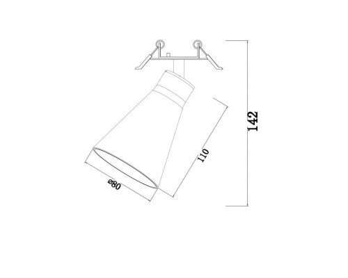Точечный светильник Virar C059CL-01W Maytoni