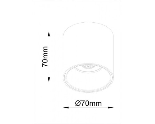 Точечный светильник Cover C064CL-L12W4K Maytoni