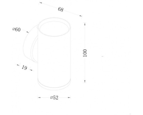 Настенный светильник FOCUS S C068WL-01W Maytoni