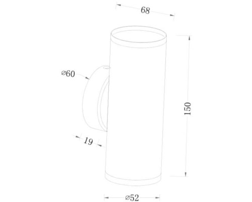 Настенный светильник FOCUS S C068WL-02W Maytoni