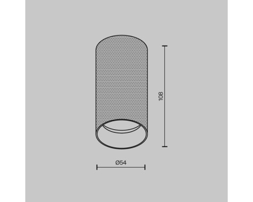Точечный светильник Artisan C080CL-01-GU10-B Maytoni