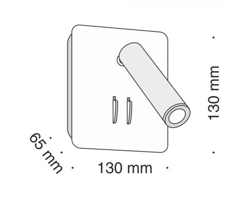 Спот Ios 176 C175-WL-01-6W-W Maytoni