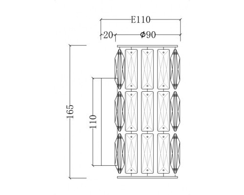 Настенный светильник Talento DIA008WL-1CH Maytoni