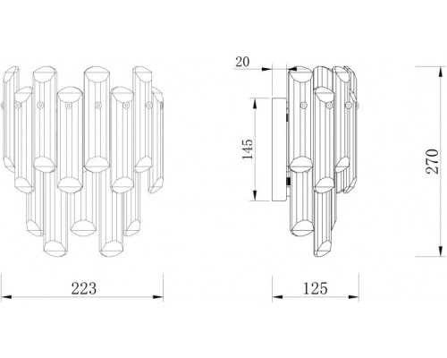 Бра Flare DIA200WL-02G Maytoni