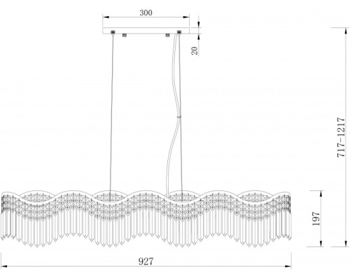 Подвесной светильник Gracia DIA201PL-06G1 Maytoni