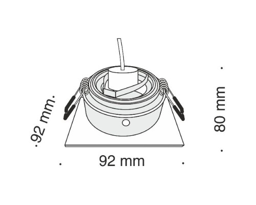 Точечный светильник Akron DL026-2-01W Maytoni