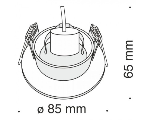 Точечный светильник Slim DL027-2-01W Maytoni