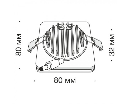 Точечный светильник Phanton DL2001-L7B Maytoni
