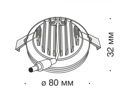 Точечный светильник Phanton DL2001-L7W Maytoni