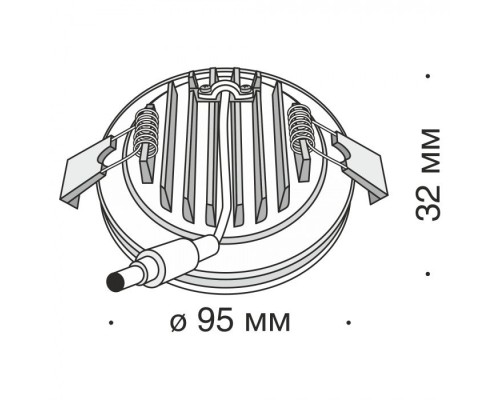 Точечный светильник Phanton DL303-L12B Maytoni