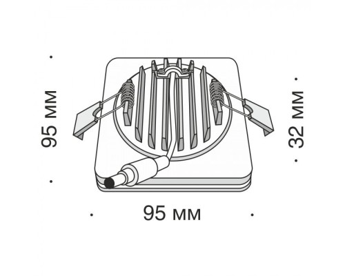 Точечный светильник Phanton DL303-L12W Maytoni