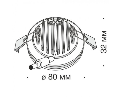 Точечный светильник Phanton DL303-L7B Maytoni