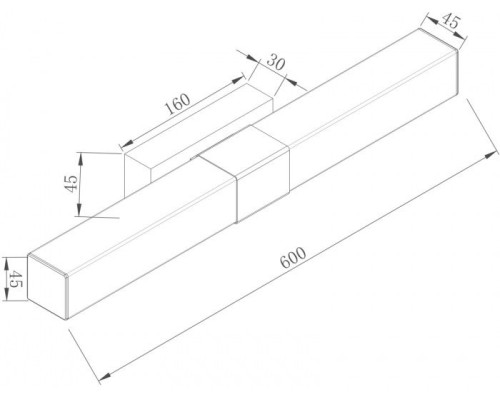 Светильник настенный Glanz MIR006WL-L12CH Maytoni
