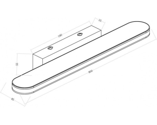 Светильник настенный Epic MIR009WL-L16CH4K Maytoni