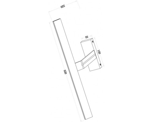 Светильник настенный Decart MIR010WL-L12B4K Maytoni